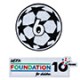 25–26 UCL Sternenball 6-facher Sieger + 10-jähriges Jubiläum UEFA Foundation Aufnäher-Set  + €6,00 